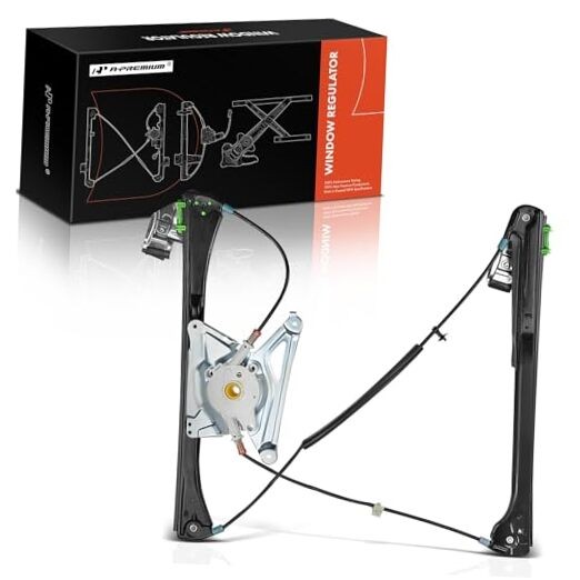 Power Window Regulator Without Motor Compatible with Audi A4 Front Driver(LH)