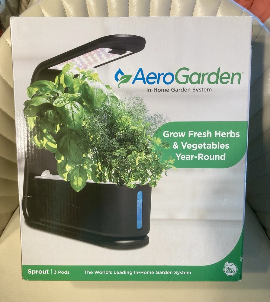 AeroGarden Sprout Black