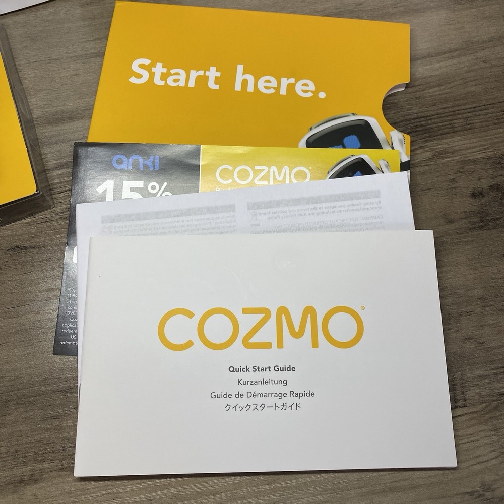 Anki Cozmo REPLACEMENT Box and Packaging ONLY - NO ROBOT - Please Read