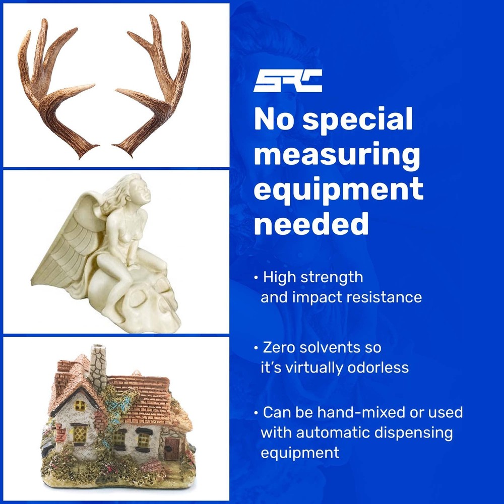 "32 Oz 2-Part Polyurethane Casting Resin Kit for Models, Prototypes & Crafts"