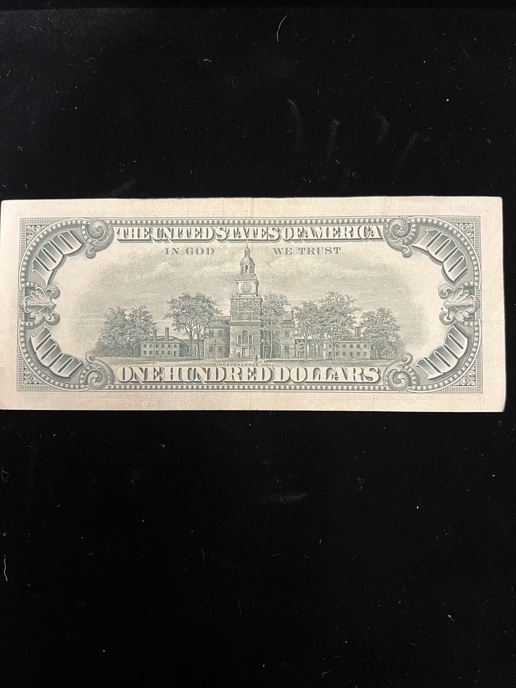 1966 A Red Seal 100 Dollar Note
