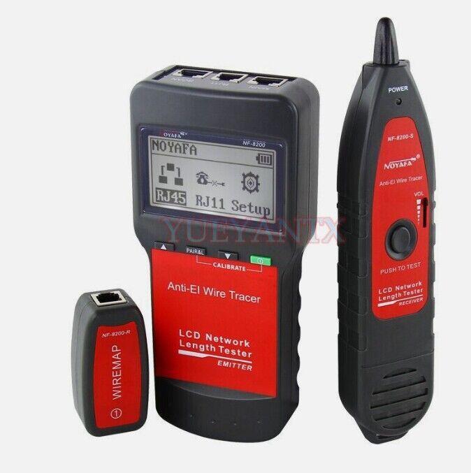 Network telephone cable tester RJ45 Cable Tester Ethernet Cable LCD LAN T