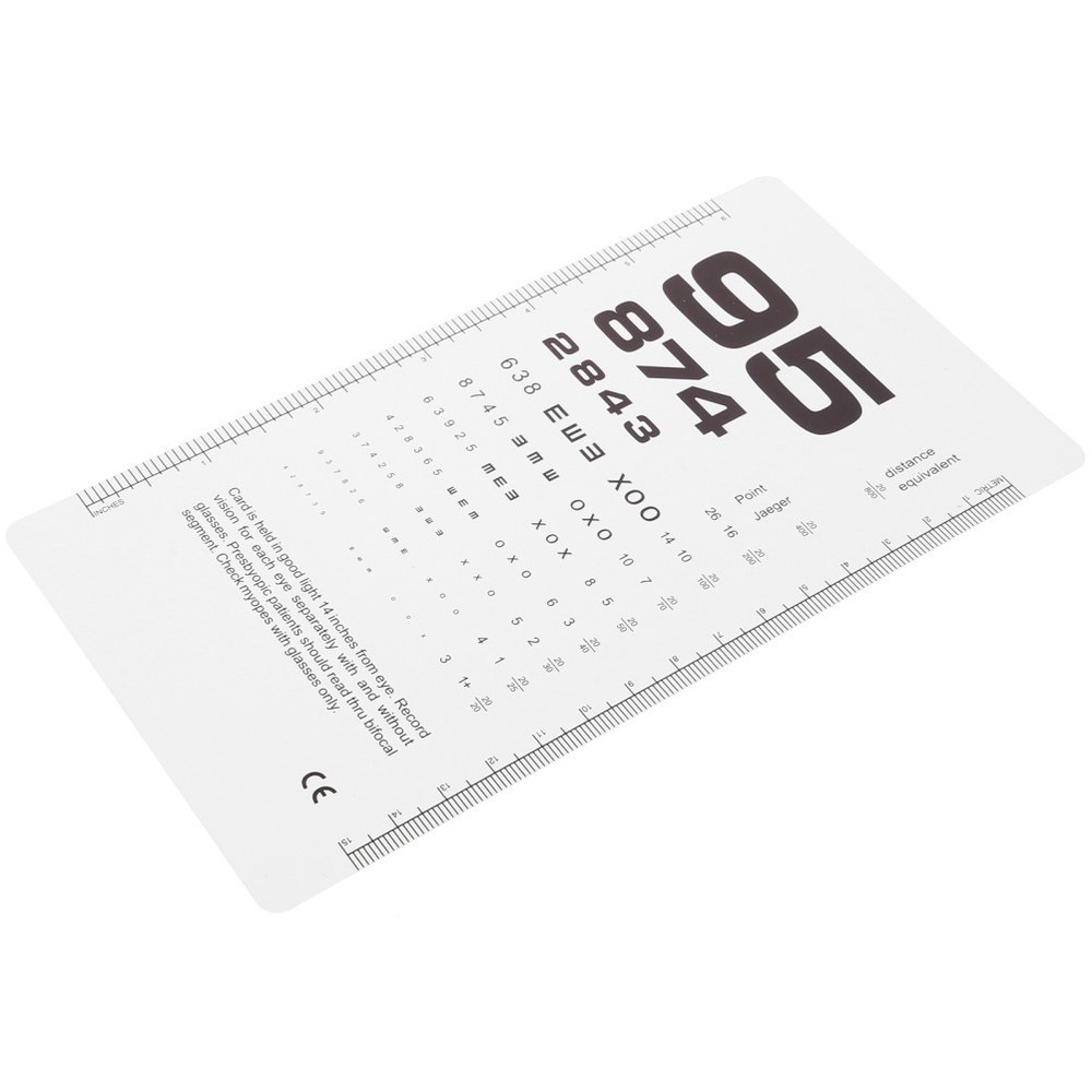 Vision Test Chart for School Screening Device Optometry Equipment Poster