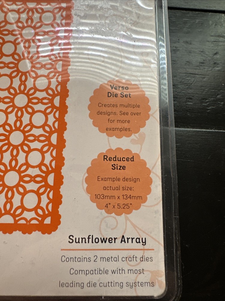 Tonic Studio Sunflower Array Metal Verso Metal Die Set