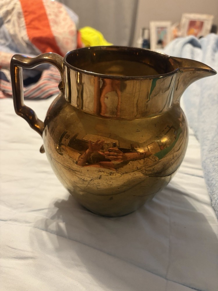 Antique Copper Pitcher