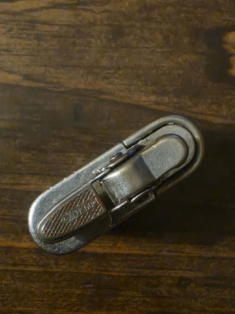 1950s Ronson Whirlwind Standard Lighter engraved with SJP (Untested)