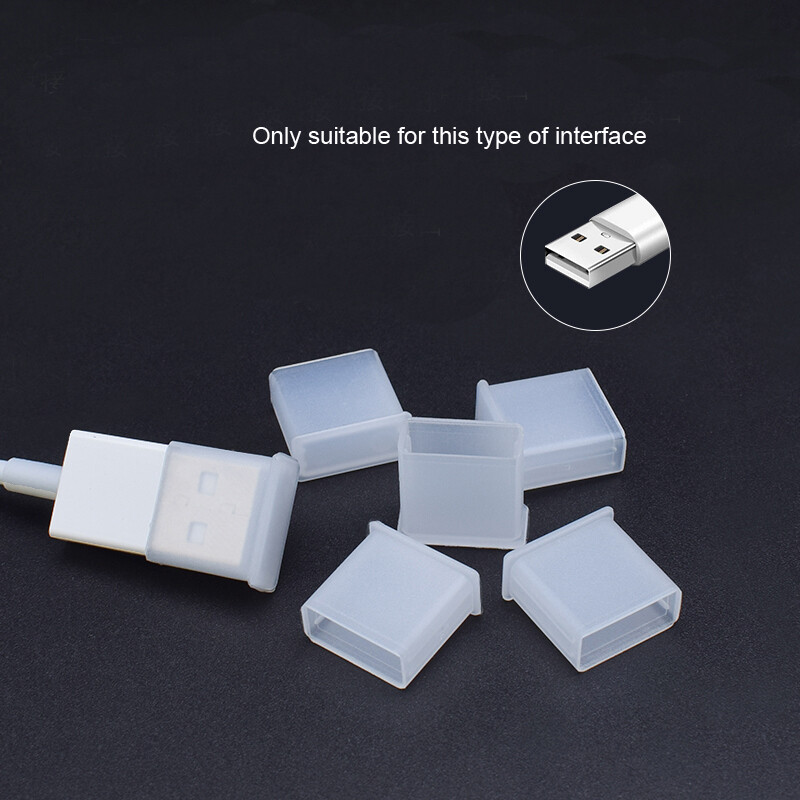 Micro USB Male Plug Connector Cable PE Plastic Dust Cap Cover Protector Covers