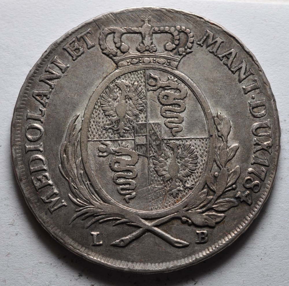 Austria Giuseppe II Scudo 1784