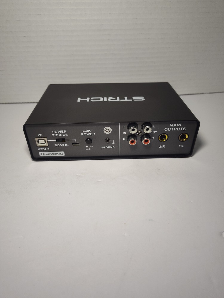 Strich S-WAVE DUO USB Audio Interface for Streaming - NEW OPEN BOX