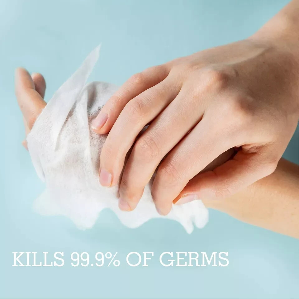 2 X Antibacterial Hand Sanitizing Individual Hand Wipe Packets,total 100 PC