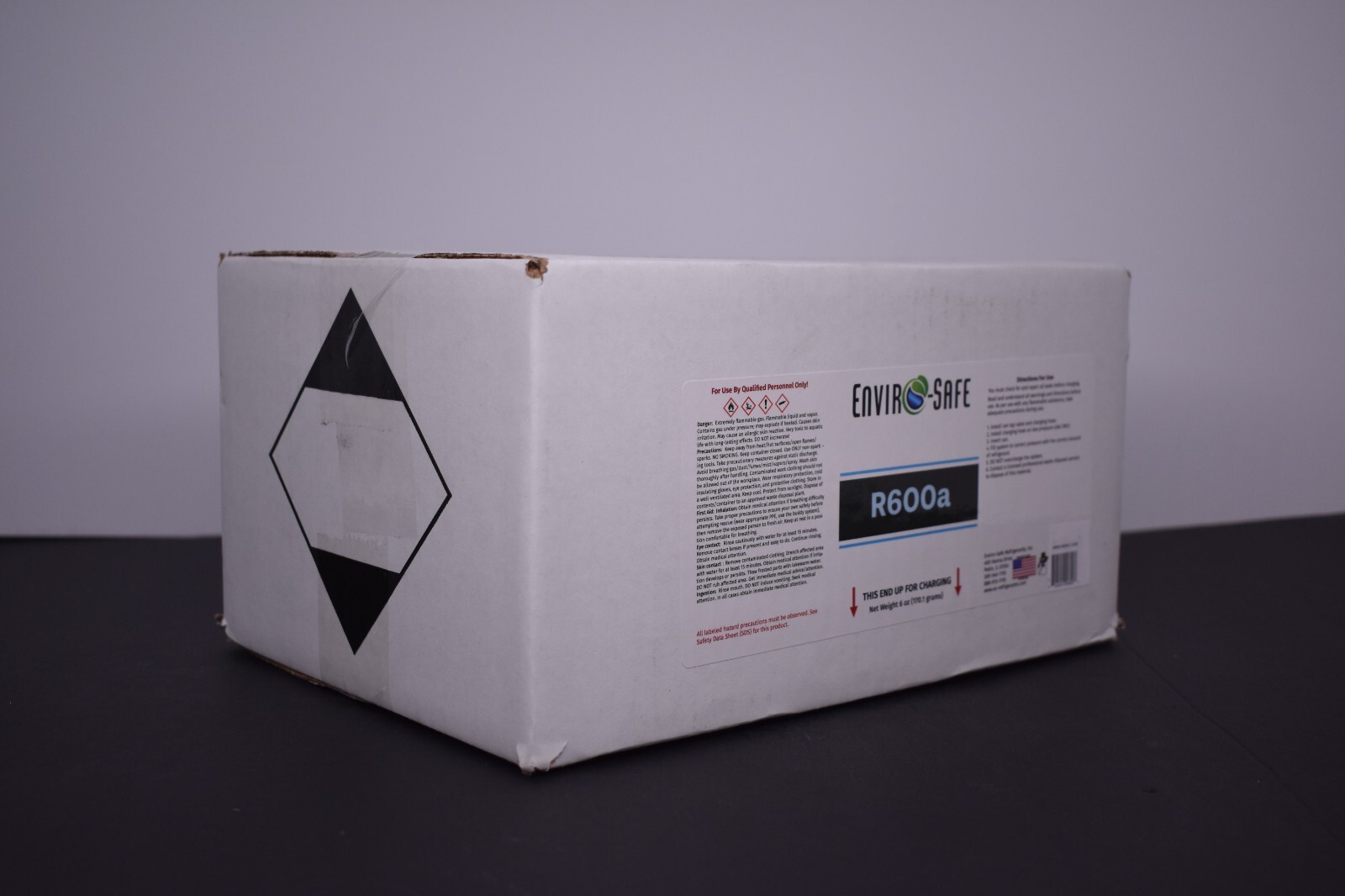 R-600a Refrigerant Inverted Piercing 6 oz Case/12 #8070