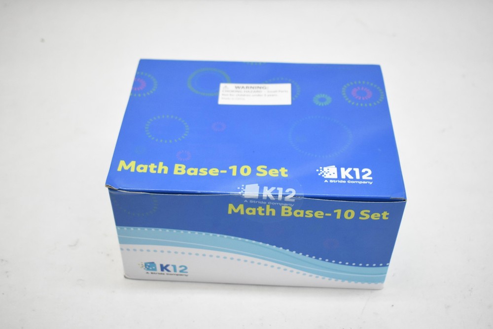 K12 Math Base-10 Set Plastic Manipulatives Classroom Learning Kit 08010 New