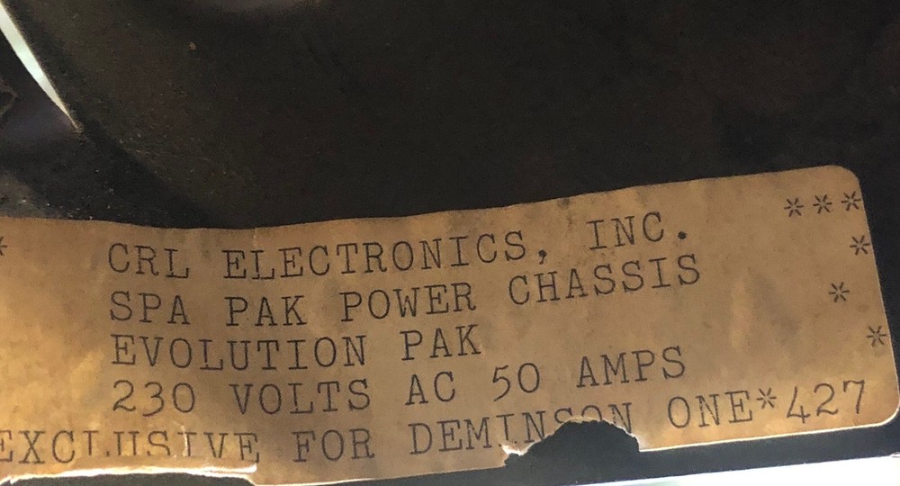 Dimension One spa / Evolution Pack With Air Pump & Circuit Board.old School..
