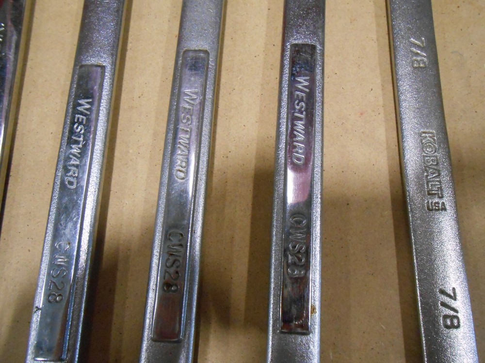 MIXED 7 PC. COMBINATION WRENCH SET ALL 7/8"