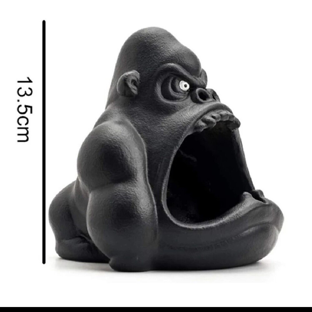 Ceramic Cartoon Gorilla Ashtray