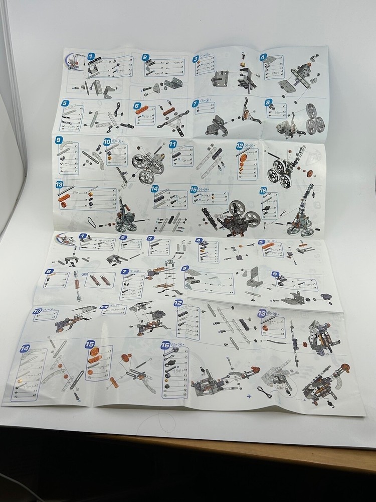 Instruction Guide for Meccano Multi-Models Bicycle (Erector) Model #3501