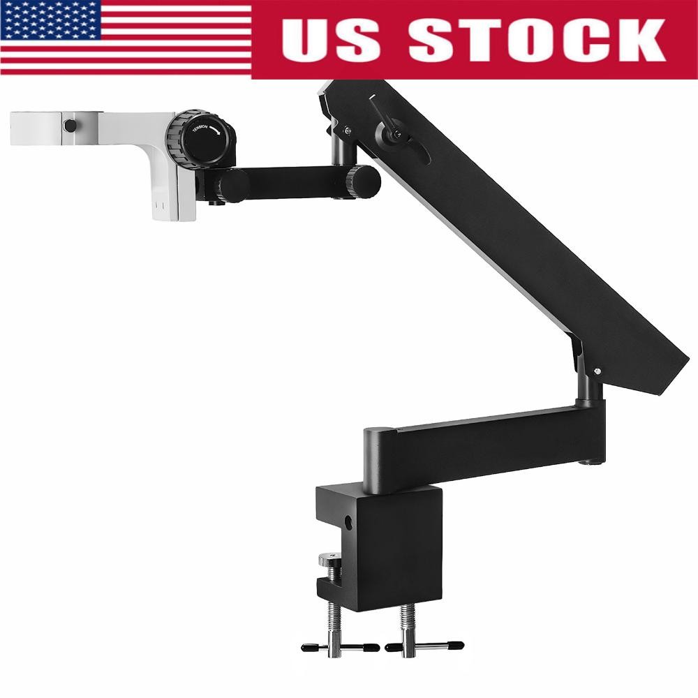Foldable Bracket with Table Clip Swing Arm Stand for Binocular Stereo Microscope
