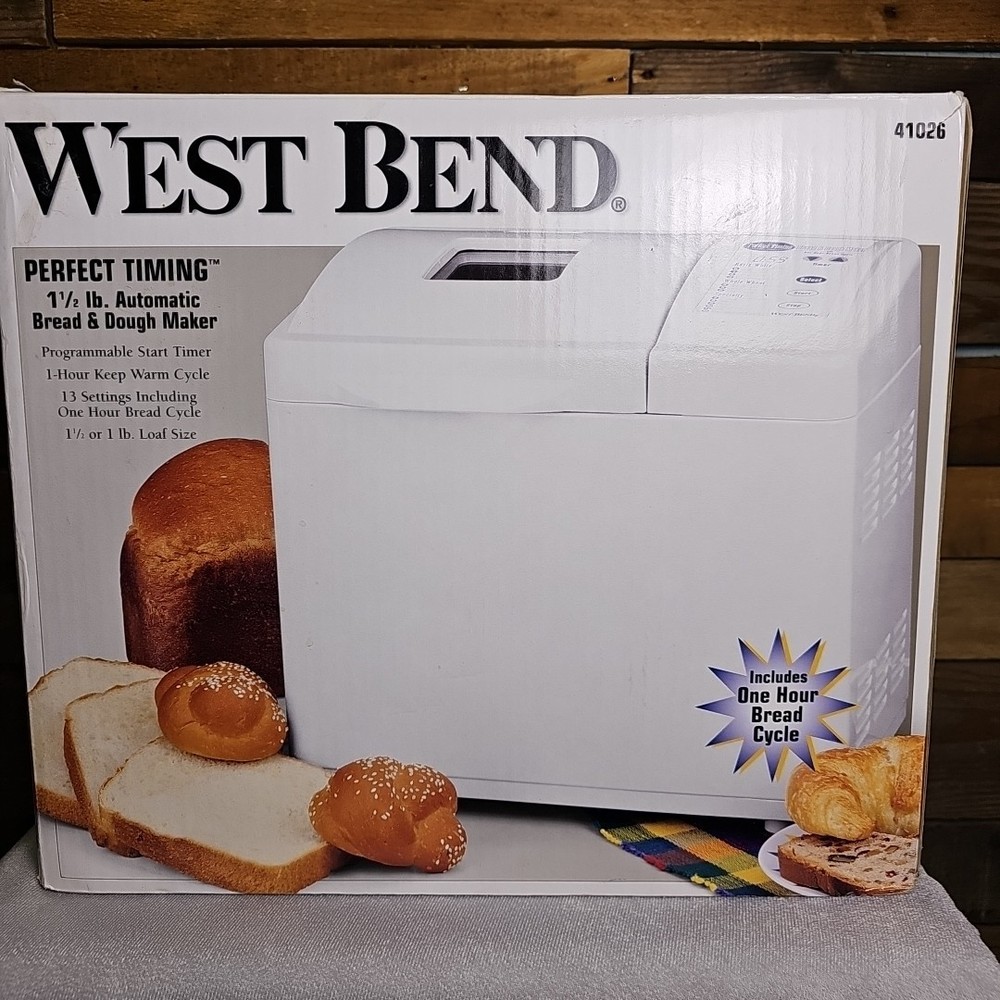 West Bend Perfect Timing Automatic Bread & Dough Maker #40126 (Open Box)