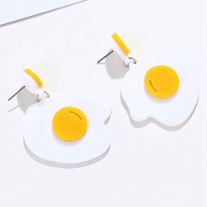 Sunny Side Up Eggs Earrings