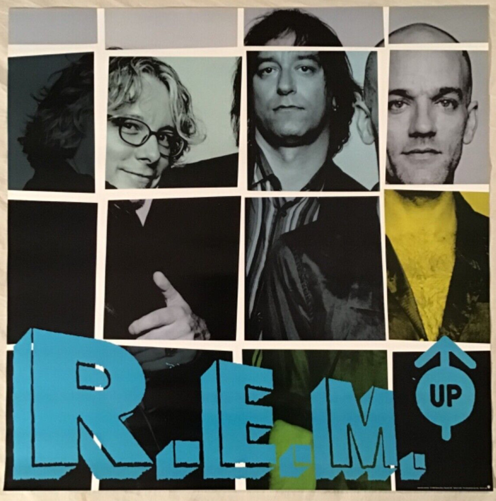 R.E.M. 1998 Promo Poster Up New Condition.