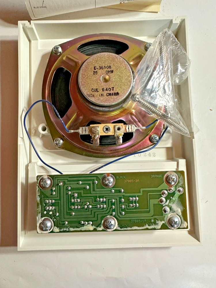 NuTone IS-405WH 5" Inside Speaker for IM-4006 Intercom System White #3