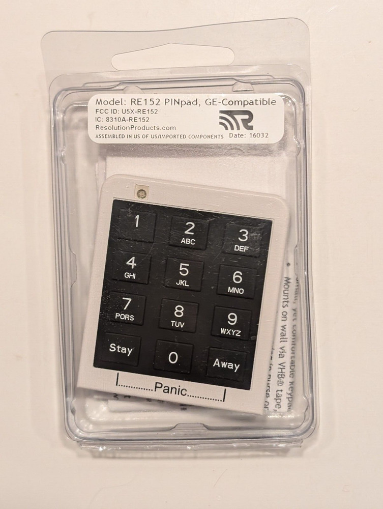 Resolution Products RE152 GE Compatible Code Keypad PinPad