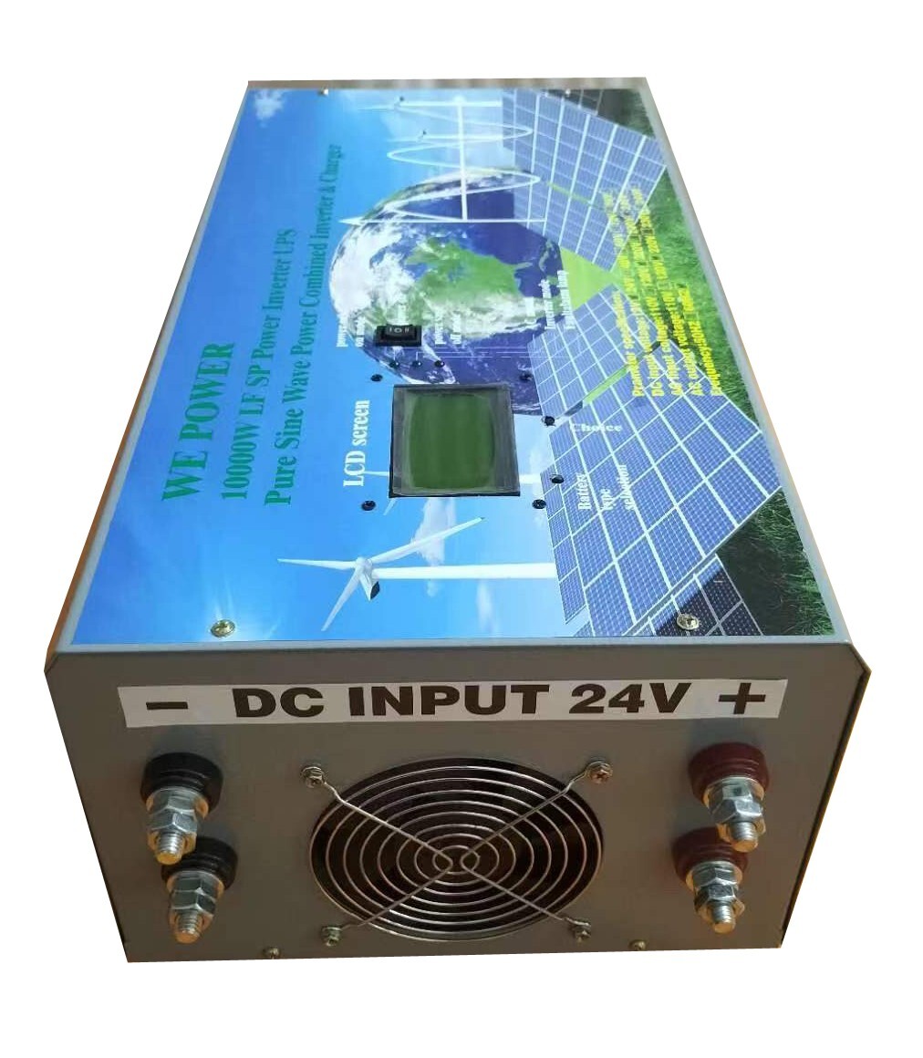 10000W SP Pure Sine Wave Power Inverter 24VDC/110V,220VAC LCD/UPS/ATS/Charger RV