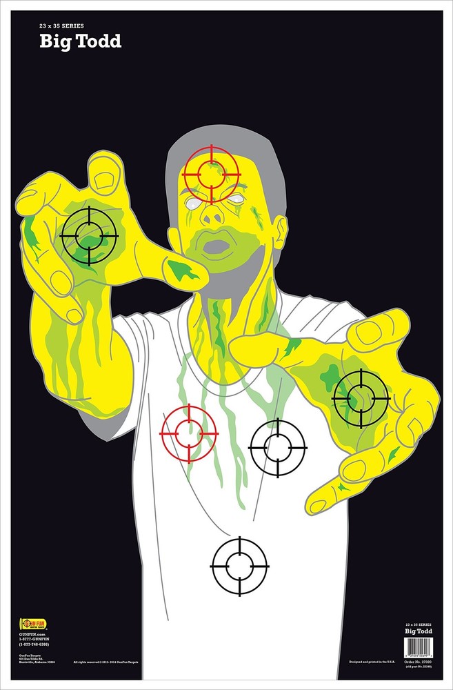 GunFun Targets Inc Zombie 6-Pack