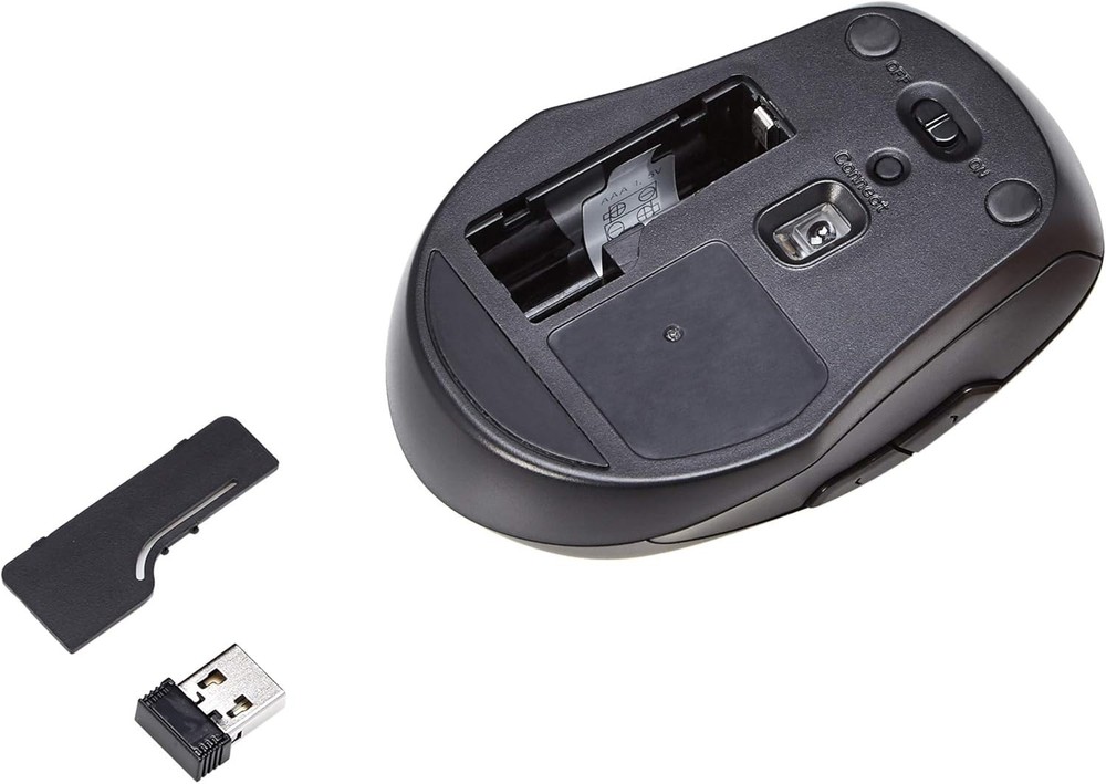 Amazon Basics Wireless Full Size Computer Keyboard and Mouse Combo US Layout New