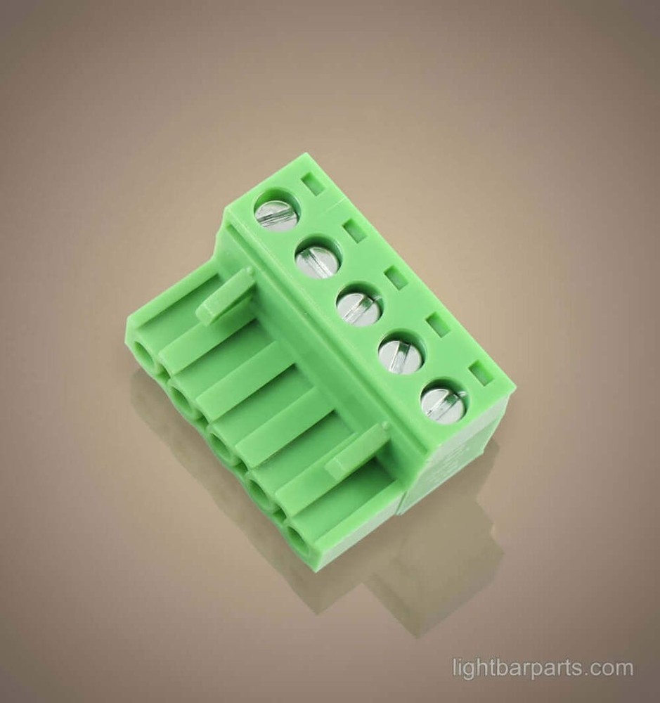 Replacement 5 Pin Plug Connector - Federal Signal Code3 Carson Whelen MasterCom