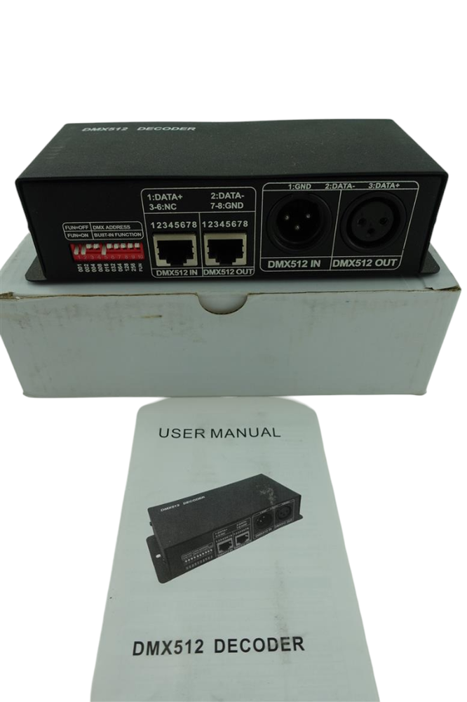 Litegear LED Lighting RGBW Controller 4x4A DMX512 Decoder 4 Channel DMX in Box