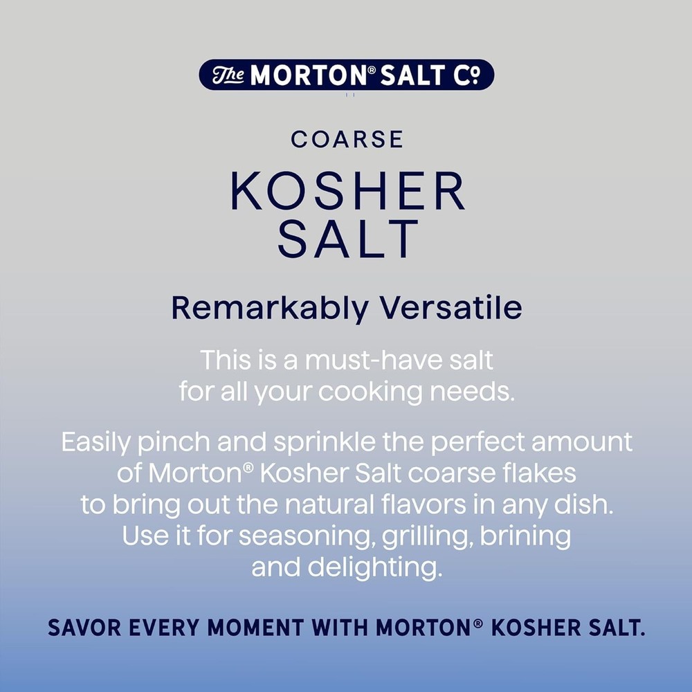 Morton, Salt Kosher, 48 Ounce