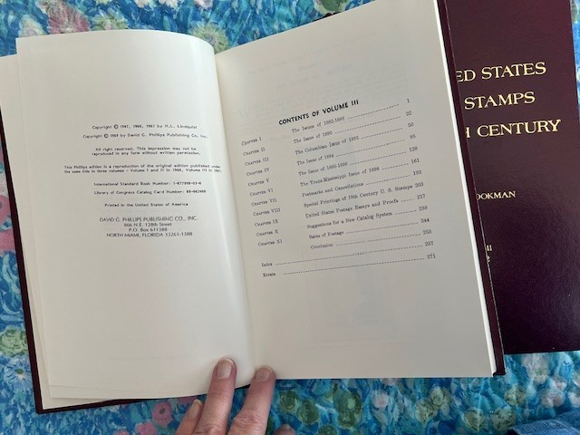 US POSTAGE STAMPS OF THE 19TH CENTURY BY LESTER G. BROOKMAN 1989 VOL. 1, 2 & 3