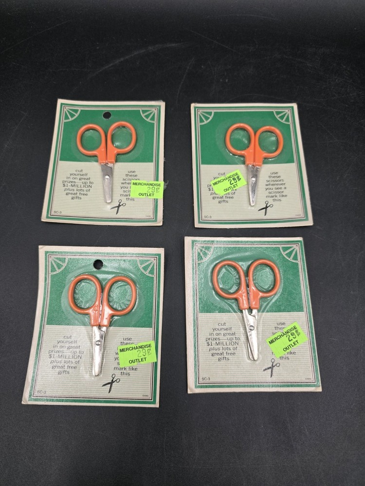 4 PC Vintage Mini Sewing Scissors SC-3