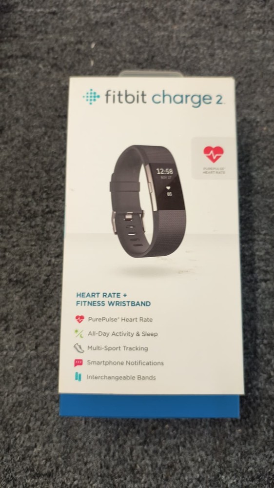 Fitbit Charge 2 Activity Tracker - Black - Used , J3