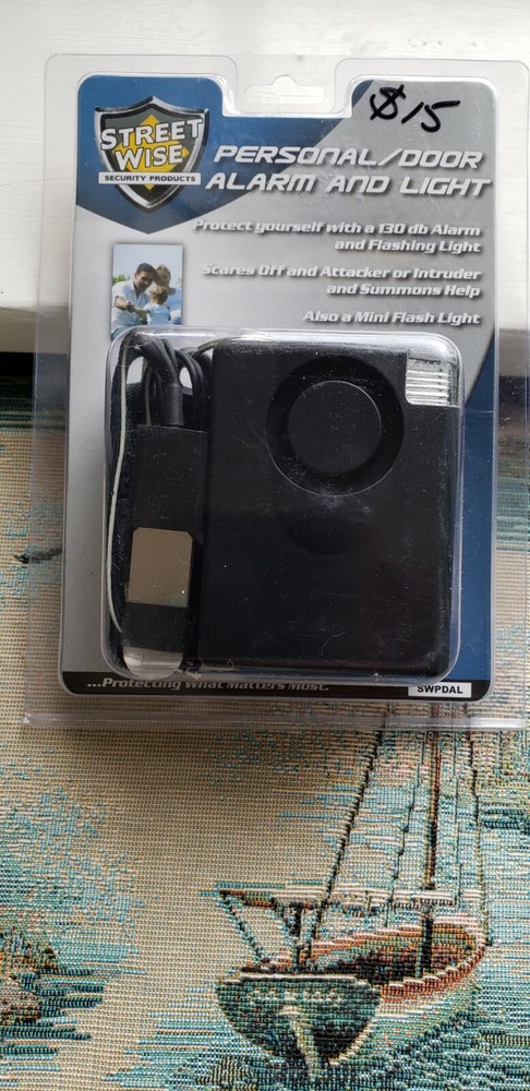 Multi-Purpose Personal Alarm 130dB ~ Self, Door, Window, Purse, Backpack, Light