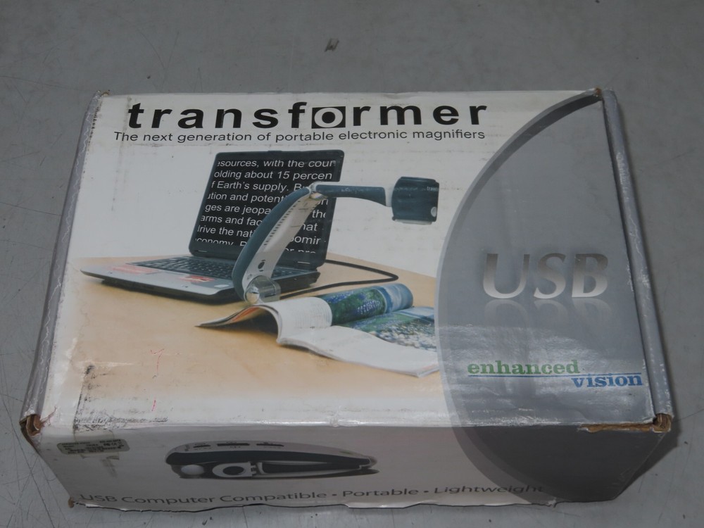 Enhanced Vision Transformer Electronic Magnifiers  VGA&USB TRUEA