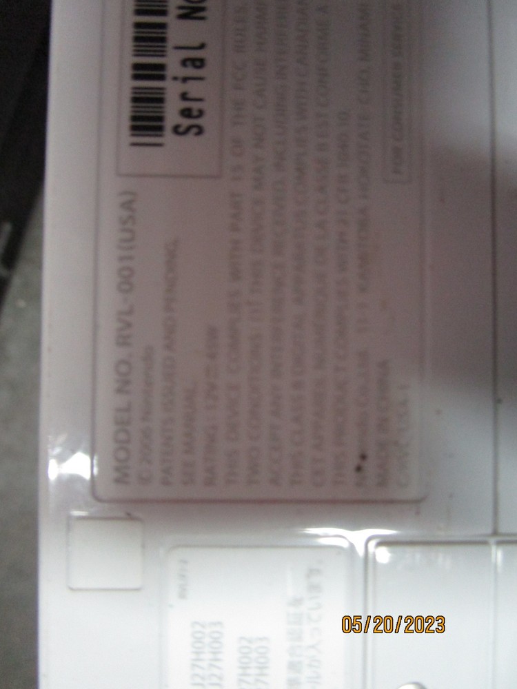 Wii Console RVL-001 Bundle