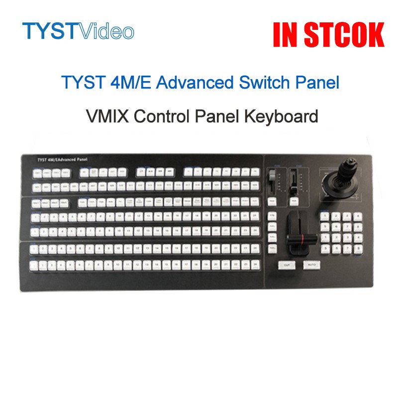 TYST vMix Switcher Panel 4M/E Advanced Panels Real Time Hardware Control Panel