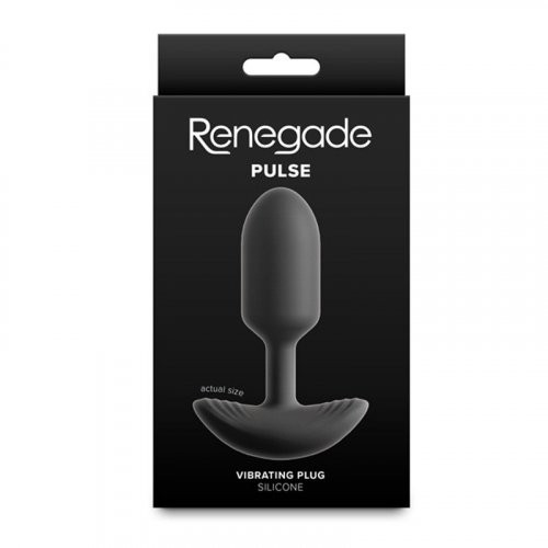 Renegade Pulse Vibrating Silicone Butt Plug