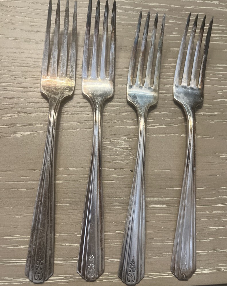 HTF Replacement  (Silverplate)by INTERNATIONAL SILVER  7” Fork Avon X4