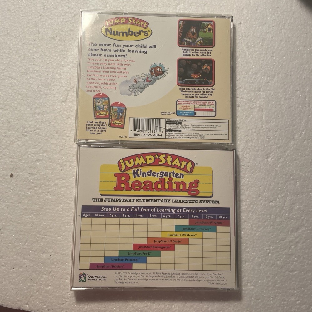 Jump Start 2nd Grade User’s Guide & Math For 2nd Graders CD-ROM Win Mac - Descri