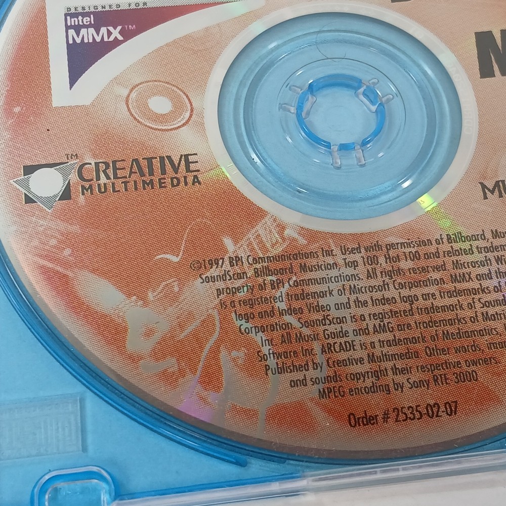 Billboard Music Guide For Windows 95 Rare Software