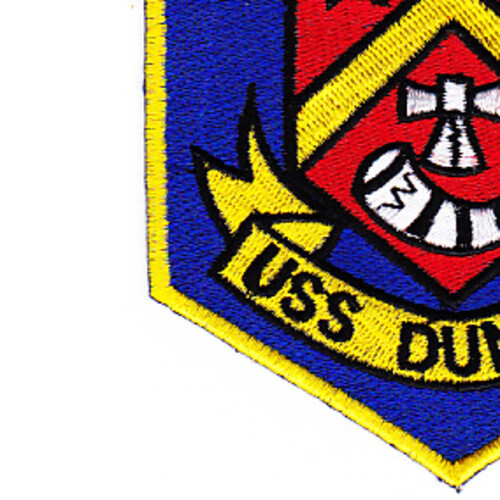 USS Duncan DD-874 Destroyer Ship Patch