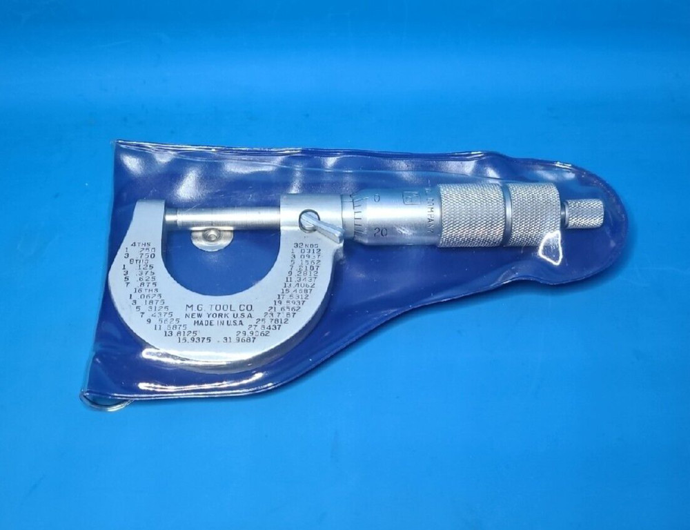 M.G. Tool 0-1" Micrometer