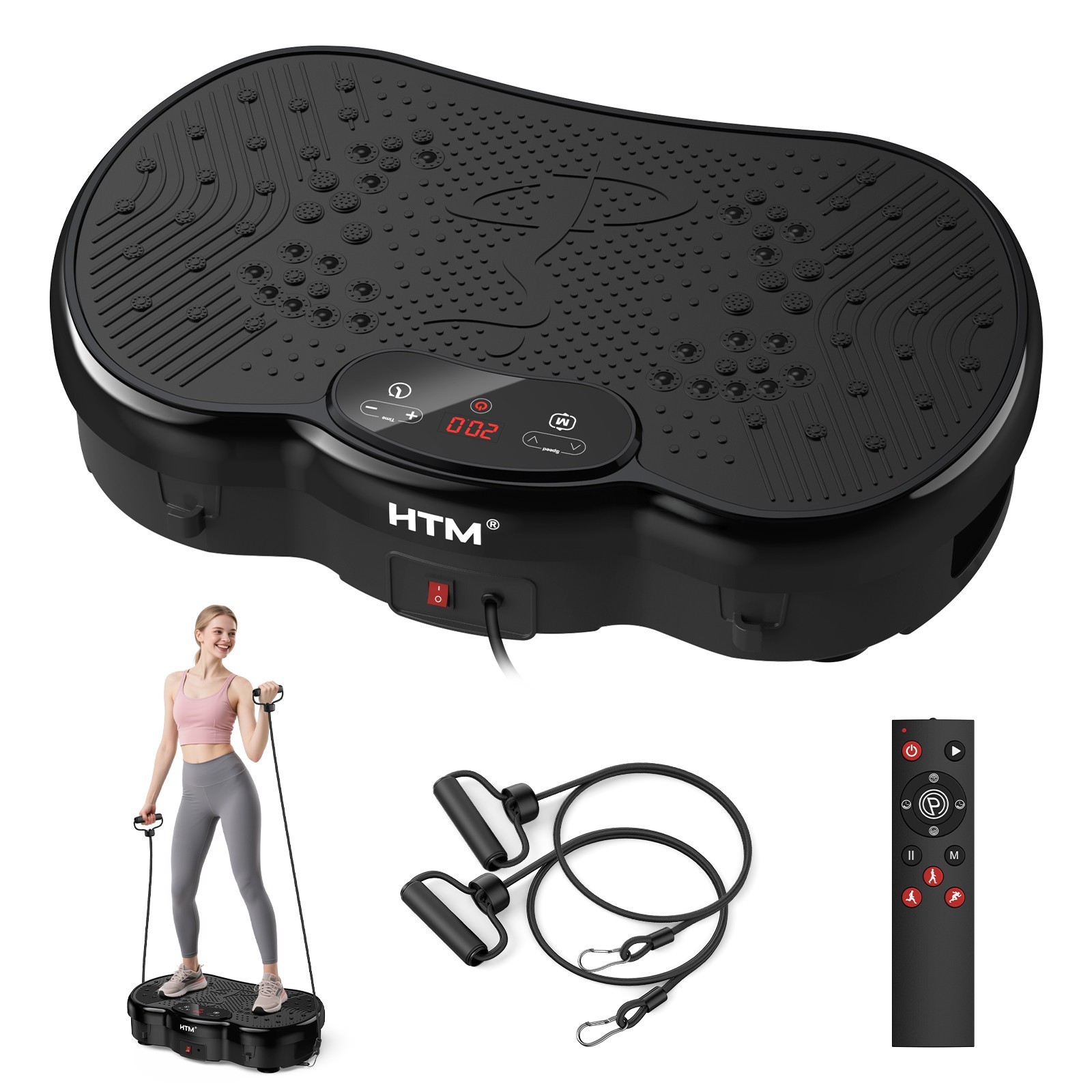 Vibration Plate Exercise Machine VibratE Fitness Platform For Lymphatic Drainage