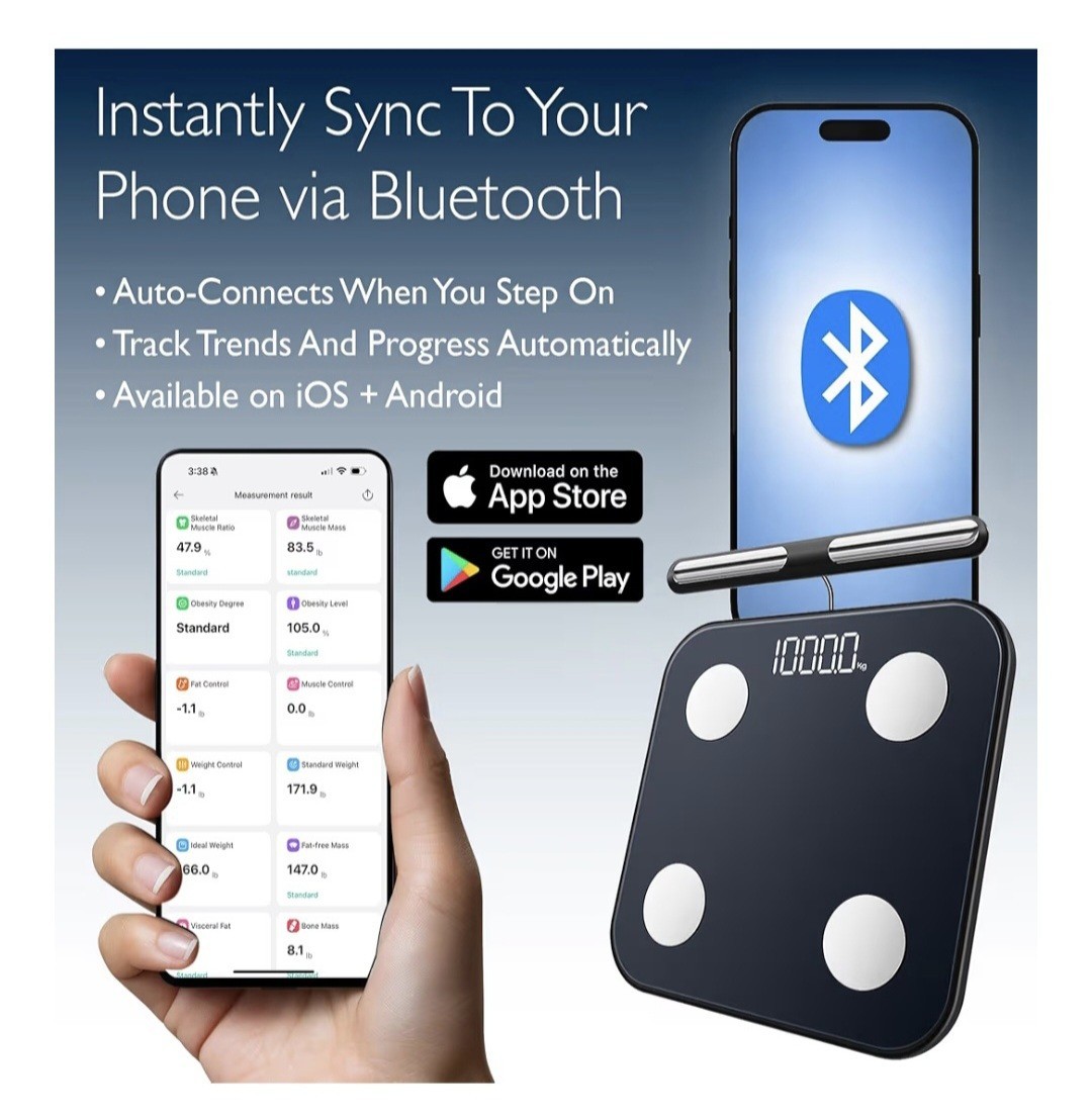 The Body Pod Smart Health Scale - Body Fat 8-Electrode 400lbs Limit NEW Sealed