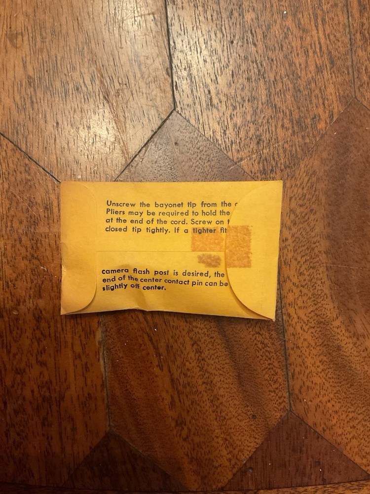 Vintage Flash Holder Tip From Kodak
