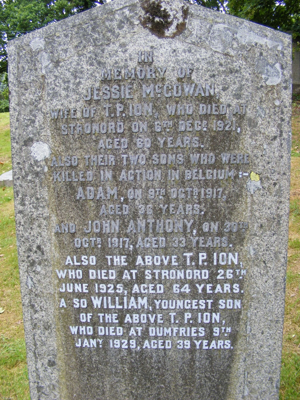 Scots Guards PIPER Killed in Action 1917 Police Constable Stranraer WW1 Medals