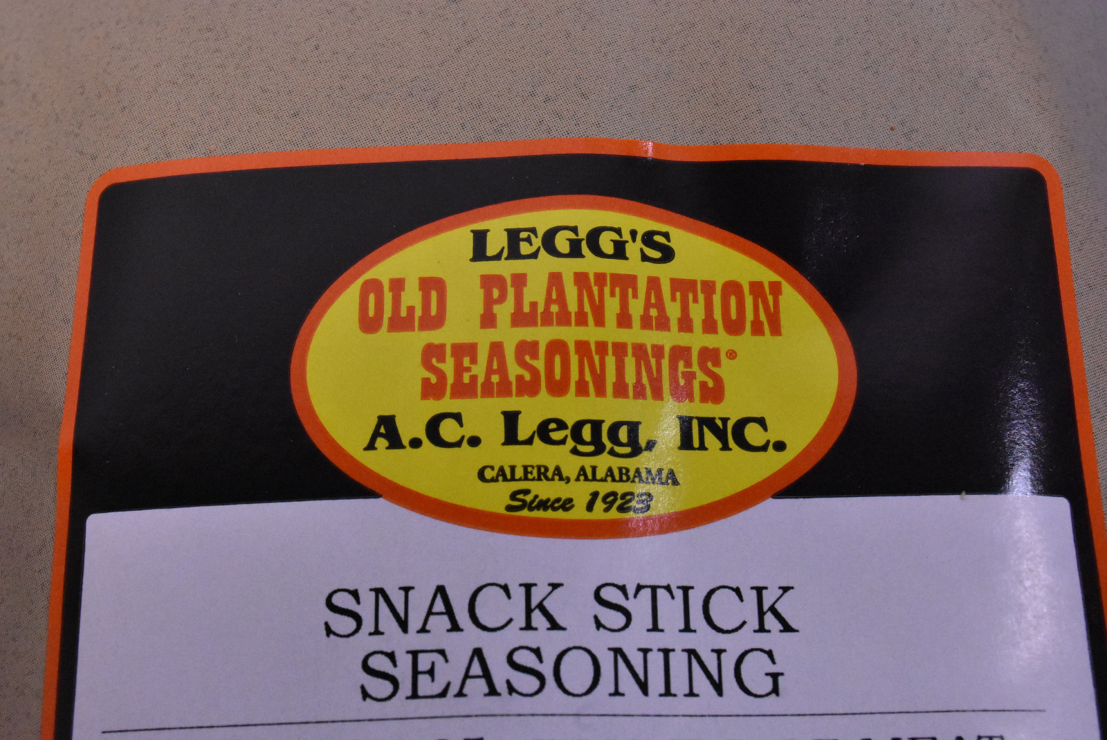 SEASONING and Casings for 50 lbs of Sausage Snack Buck Stick 1" filled diameter